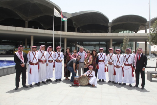 مجموعة المطار الدولي تحتفل بعيد الاستقلال في مطار الملكة علياء الدولي